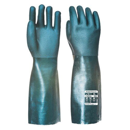 Dvigubu PVC sluoksniu padengtos pirštinės 45cm - Image 1