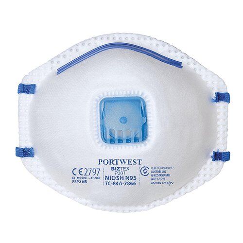 FFP2 respiratorius su vožtuvu (10 vnt) - Image 1