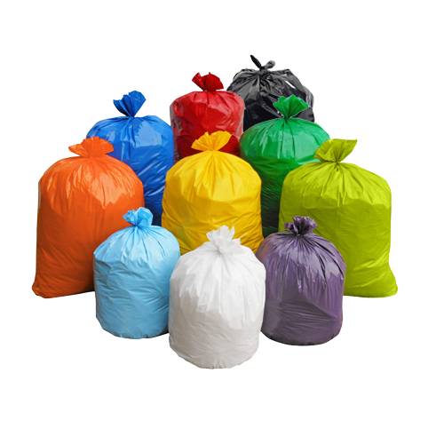 HDPE šiūkšlių maišas 35l 6mic juoda (50 vnt) - Image 1