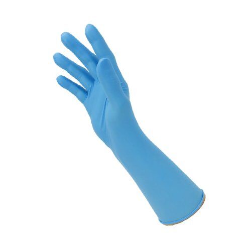Polyco Bodyguards GL891 nitrilinės pirštinės, ilgintos, 7,5g, mėlynos (100vnt) - Image 1