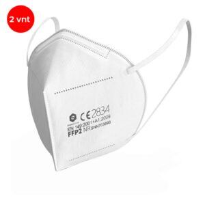 Respiratorius, veido kaukė FFP2, >94% (2vnt)
