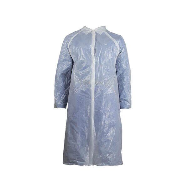 apsiaustas-su-spaudmis Svečio apsiaustas/chalatas PE, su spaudėm (1vnt) - Image 1